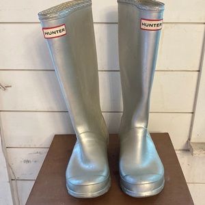 Silver HUNTER boots